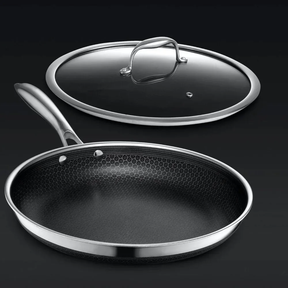 Hybrid Fry Pan‎ with Lid, 10